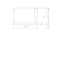 Linijinis šviestuvas SOFT 120X6 T8 IP20 Balta