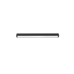 Linijinis šviestuvas STRAIGHT CEILING LED M 1xLED TUBE T8 IP20 Juoda
