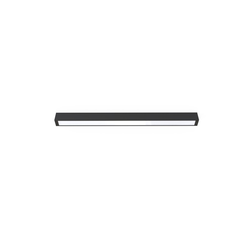 Linijinis šviestuvas STRAIGHT CEILING LED M 1xLED TUBE T8 IP20 Juoda