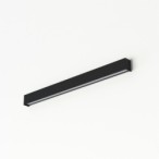 Sieninis šviestuvas STRAIGHT WALL LED M T8 IP20 Juoda