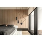 Jungiamoji rozetė CAMELEON CANOPY A MINI IP20 Juoda