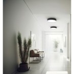 Plafonas ARENA LED 20W 4000K IP20 Juoda