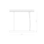 Linijinis šviestuvas CL OFFICE LED PRO 150 LED 40W 3000K IP20 Juoda