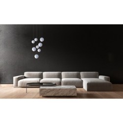 Šviestuvo gaubtas CAMELEON SNOWBALL 120 G9 IP20 Balta