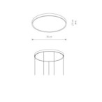 Jungiamoji dėžutė CAMELEON CANOPY H IP20 Balta
