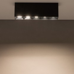 Taškinis šviestuvas MIDI LED 20W 3000K IP20 Juoda