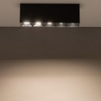 Taškinis šviestuvas MIDI LED 20W 3000K IP20 Juoda