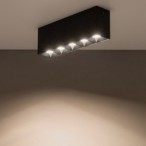 Taškinis šviestuvas MIDI LED 20W 3000K IP20 Juoda
