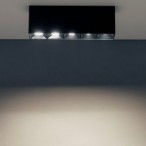 Taškinis šviestuvas MIDI LED 20W 4000K IP20 Juoda