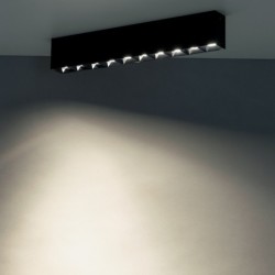 Taškinis šviestuvas MIDI LED LED 40W 4000K IP20 Juoda