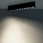 Taškinis šviestuvas MIDI LED LED 40W 4000K IP20 Juoda