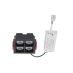 Įleidžiamas lubinis šviestuvas MIDI LED RECESSED LED 16W 4000K IP20 Juoda