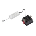 Įleidžiamas lubinis šviestuvas MIDI LED RECESSED LED 16W 4000K IP20 Juoda