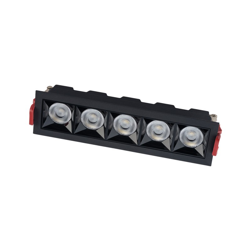 Įleidžiamas lubinis šviestuvas MIDI LED LED 20W 4000K IP20 Juoda