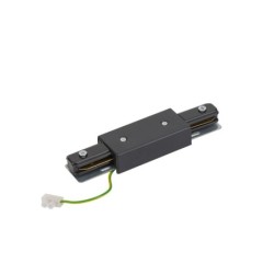 Tiesinė jungtis PROFILE POWER STRAIGHT CONNECTOR IP20 Juoda