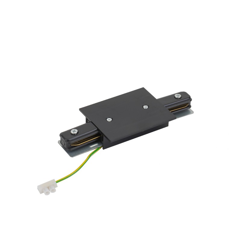 Įleidžiama tiesioji maitinimo jungtis PROFILE RECESSED CONNECTOR IP20 Juoda