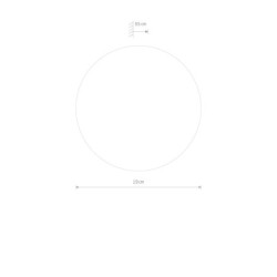Sieninis šviestuvas RING MIRROR LED S LED 7W 3000K IP20 Kita