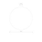 Sieninis šviestuvas RING MIRROR LED M LED 10W 3000K IP20 Veidrodinė