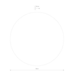 Sieninis šviestuvas RING MIRROR LED L LED 13W 3000K IP20 Kita