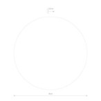 Sieninis šviestuvas RING MIRROR LED L LED 13W 3000K IP20 Kita