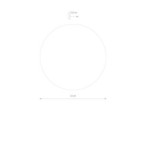 Sieninis šviestuvas RING WOOD LED S LED 7W 3000K IP20 Aukso