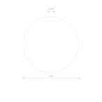 Sieninis šviestuvas RING WOOD LED 10W 3000K IP20 Auksinė