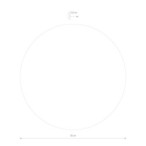 Sieninis šviestuvas RING WOOD LED L LED 13W 3000K IP20 Aukso