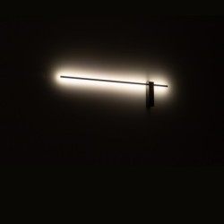 Sieninis šviestuvas MOTIVE LED M LED 11W 3000K IP20 Juoda su jungikliu