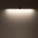 Sieninis šviestuvas SPIN LED LED 10W 3000K IP20 Juoda