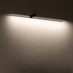 Sieninis šviestuvas SPIN LED LED 10W 3000K IP20 Juoda