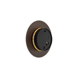 Sieninis šviestuvas RING LED 7W 3000K IP20 Šokoladinė