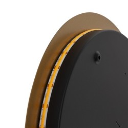 Sieninis šviestuvas RING LED M LED 10W 3000K IP20 Auksinė