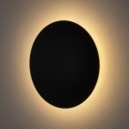 Sieninis šviestuvas RING LED L LED 13W 3000K IP20 Juoda