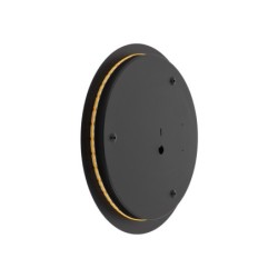Sieninis šviestuvas RING LED L LED 13W 3000K IP20 Juoda