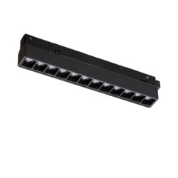 Magnetinis bėginis šviestuvas LVM FOCUS LED 9W 3000K IP20 Juoda