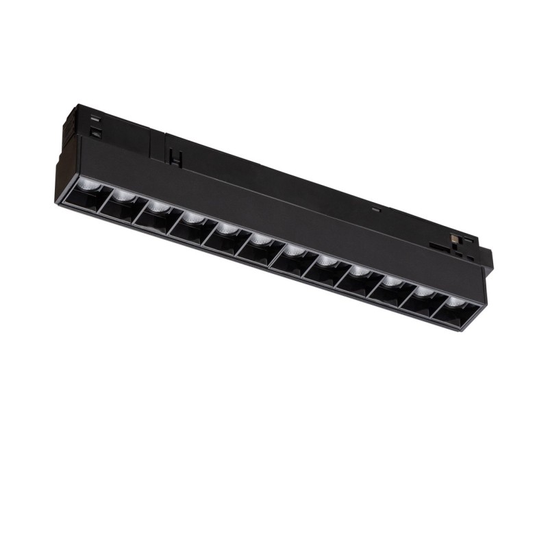 Magnetinis bėginis šviestuvas LVM FOCUS LED 9W 3000K IP20 Juoda