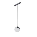 Bėginis šviestuvas LVM LID LED LED 8W 3000K IP20 Juoda