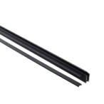 Užglaistomas magnetinės sistemos bėgelis LVM RECESSED 2M Juoda