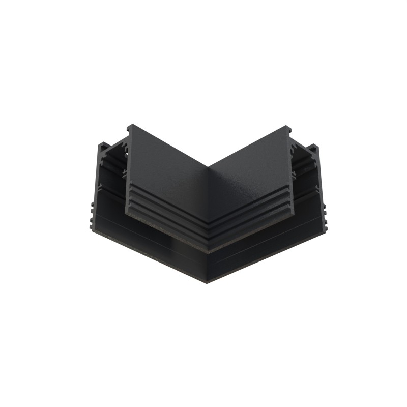 Magnetinės sistemos priedas LVM RECESSED HORIZONTAL CORNER Juoda