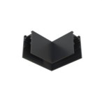 Magnetinio bėgelio kampinė jungtis LVM HORIZONTAL CORNER Juoda