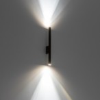 Sieninis šviestuvas LASER WALL 2xG9 IP20 Ruda