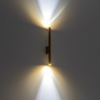Sieninis šviestuvas LASER WALL 2xG9 IP20 Auksinė