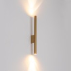 Sieninis šviestuvas LASER WALL 2xG9 IP20 Auksinė