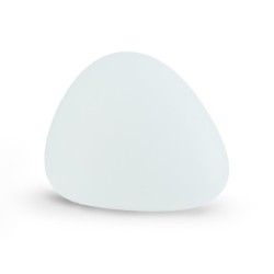 Dekoratyvinis lauko šviestuvas STONE S 1xE27 IP44 Balta