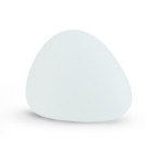Dekoratyvinis lauko šviestuvas STONE S 1xE27 IP44 Balta