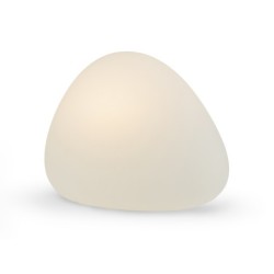 Dekoratyvinis lauko šviestuvas STONE S 1xE27 IP44 Balta
