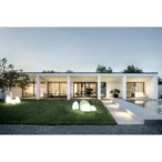 Dekoratyvinis lauko šviestuvas STONE S 1xE27 IP44 Balta