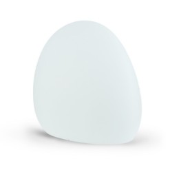 Dekoratyvinis lauko šviestuvas STONE L 1xE27 IP44 Balta