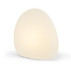 Dekoratyvinis lauko šviestuvas STONE L 1xE27 IP44 Balta