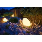 Dekoratyvinis lauko šviestuvas STONE L 1xE27 IP44 Balta
